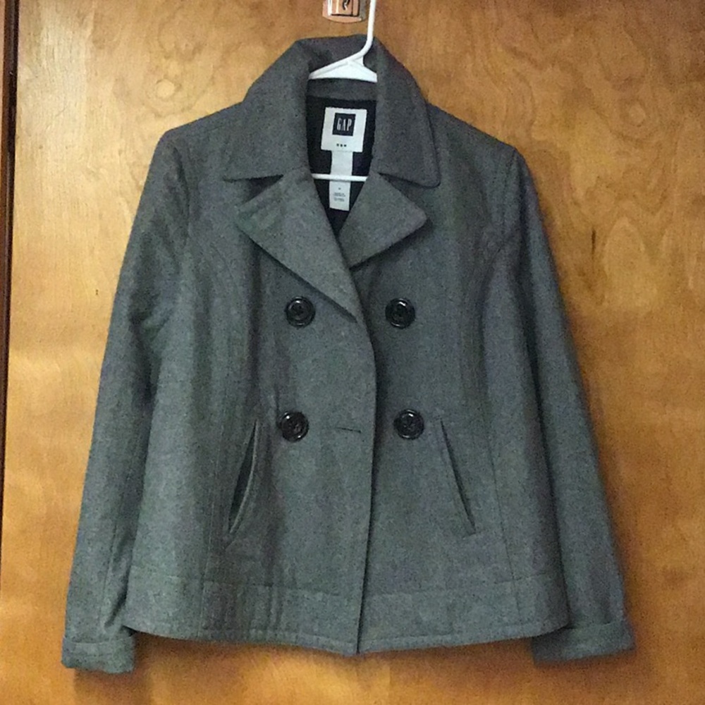 GAP - women’s Pea Coat (SZ M) gray